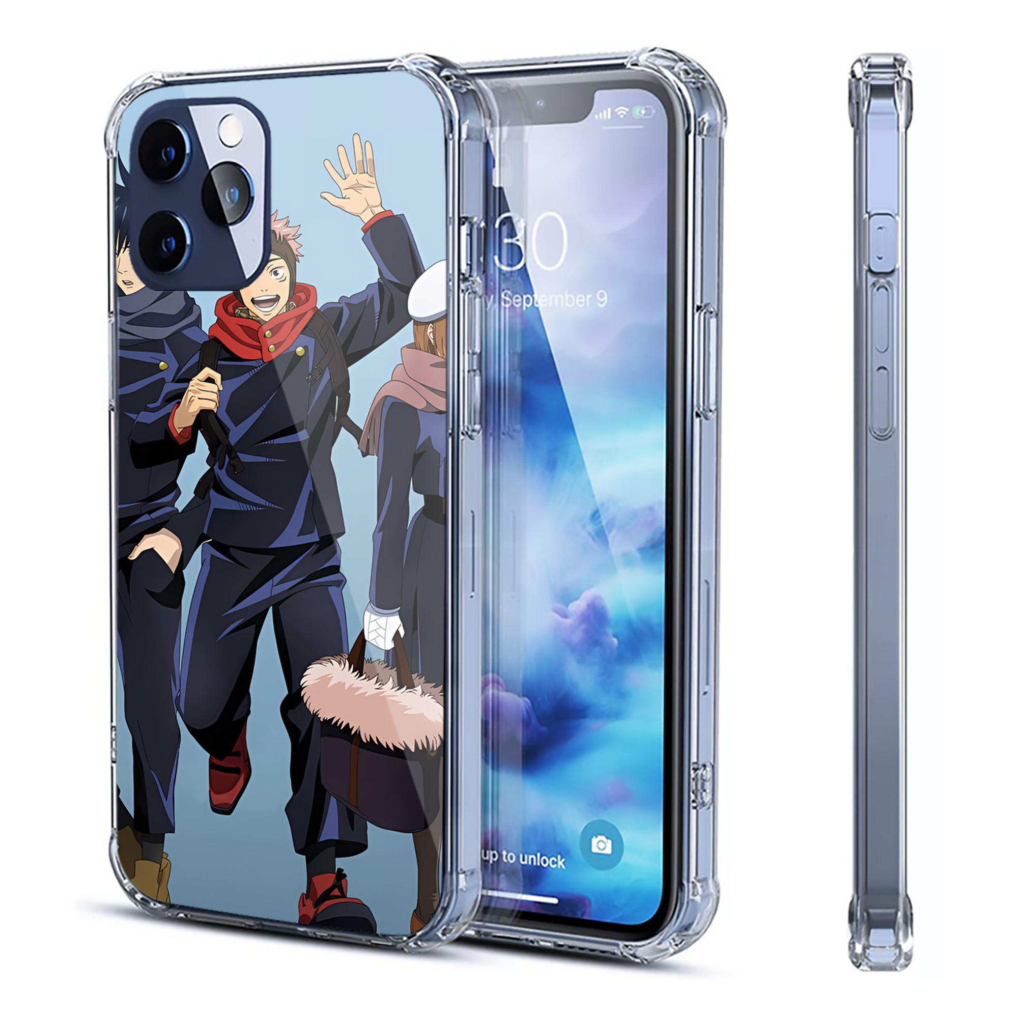 （画像用） SPY×FAMILY间谍家家酒 【iPhone 12シリーズ対応】透明スマホケース（クリアソフトケース）